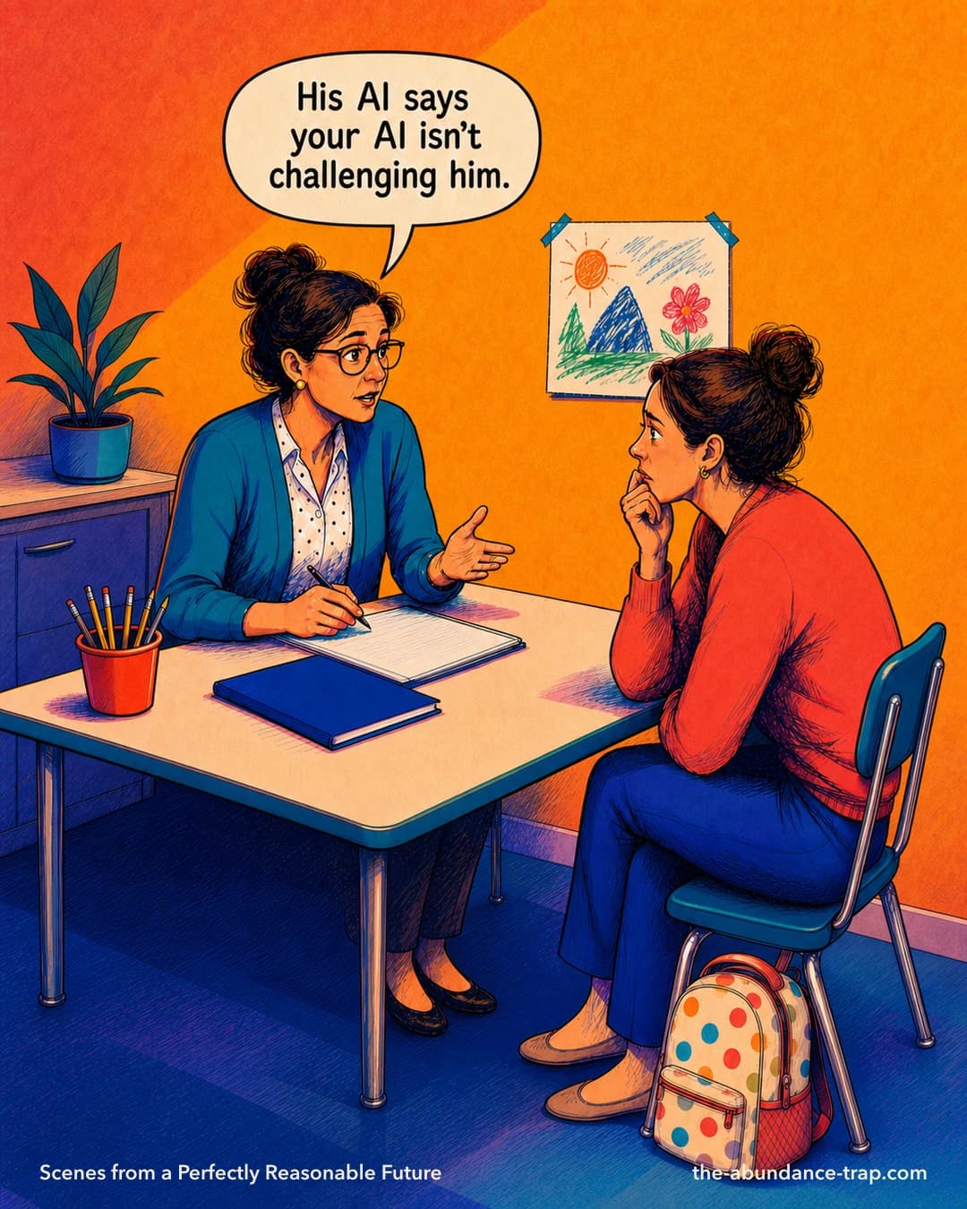 The Parent-Teacher Conference cartoon