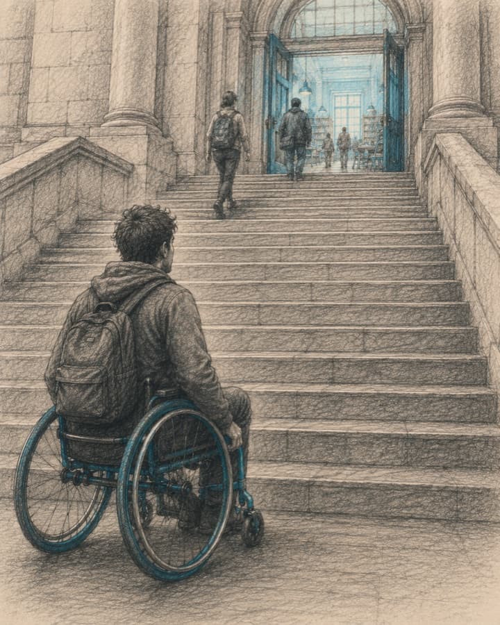 An image representing access opening to opportunity